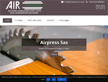Tablet Screenshot of airpress-srl.com